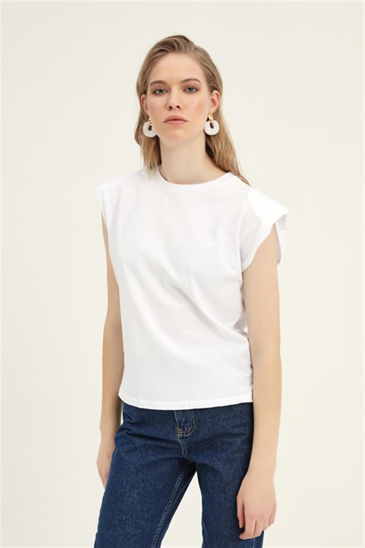 Vatkalı Kolsuz Tshirt