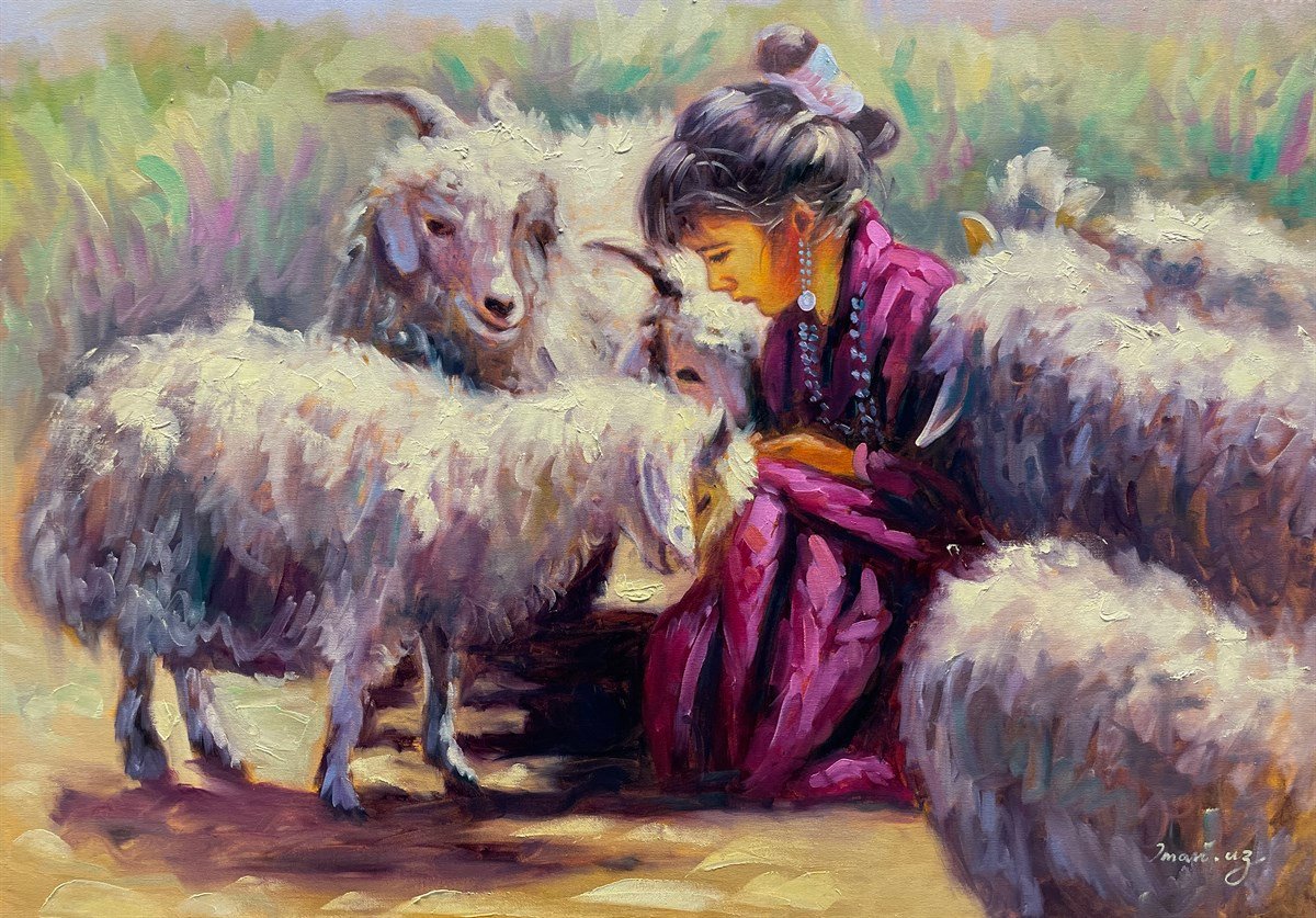 Anadolu temalı tablolarÇoban Çocuğu Yağlı Boya Tablo