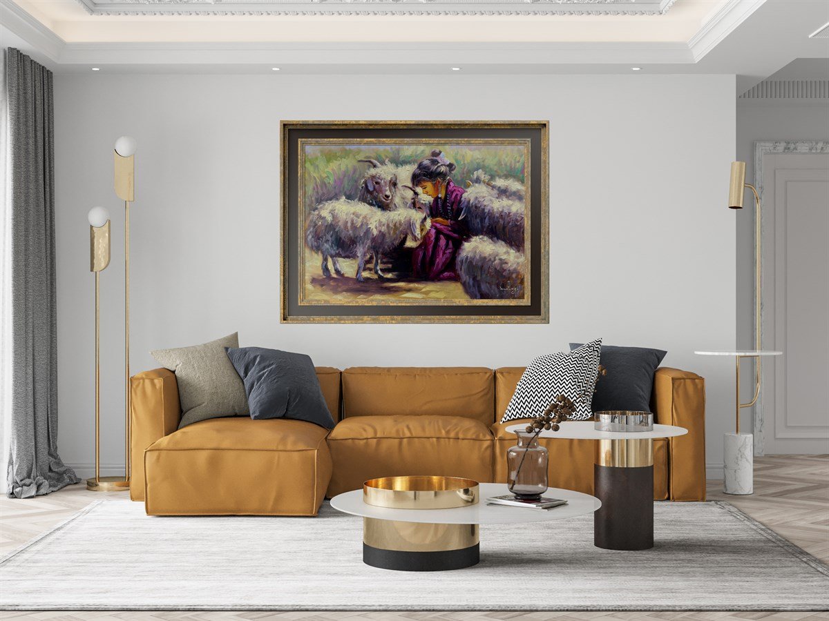 Anadolu temalı tablolarÇoban Çocuğu Yağlı Boya Tablo