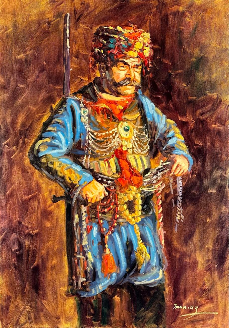 Anadolu temalı tablolarEfe Yağlı Boya Tablo