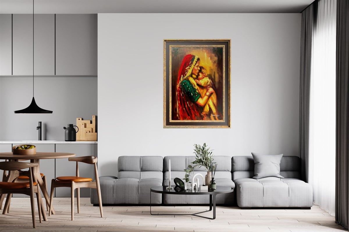 Figüratif TablolarAnne ve Çocuğu Yağlı Boya Tablo