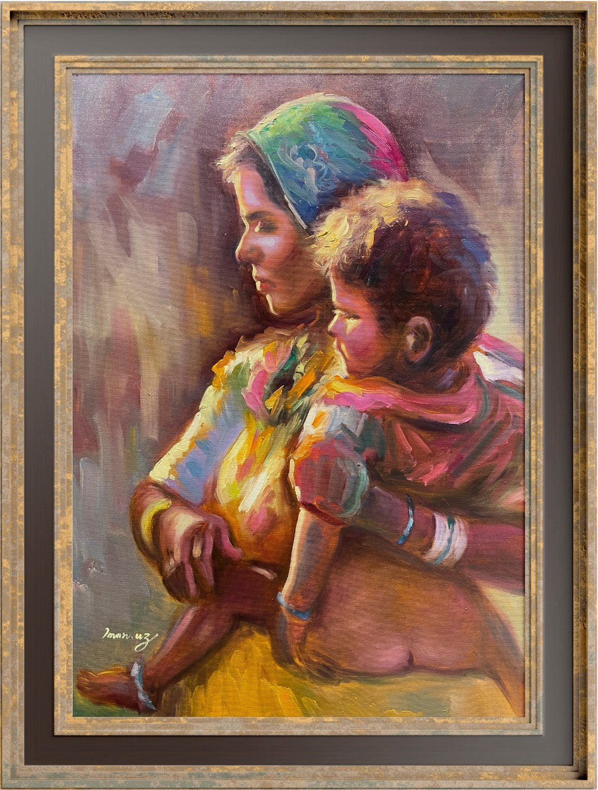 Figüratif TablolarAnne ve Çocuk Yağlı Boya Tablo