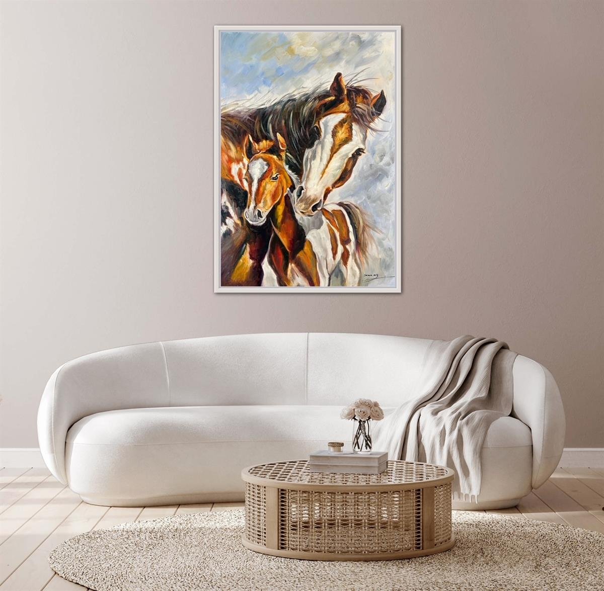 Figüratif TablolarAt ve Kısrak Yağlı Boya Tablo 17005571