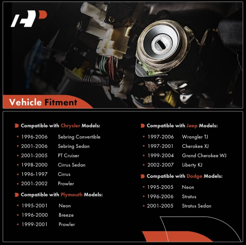 97-01 XJ 99-04 WJ 02-07 KJ SEBRİNG CİRRUS KONTAK YUVASI