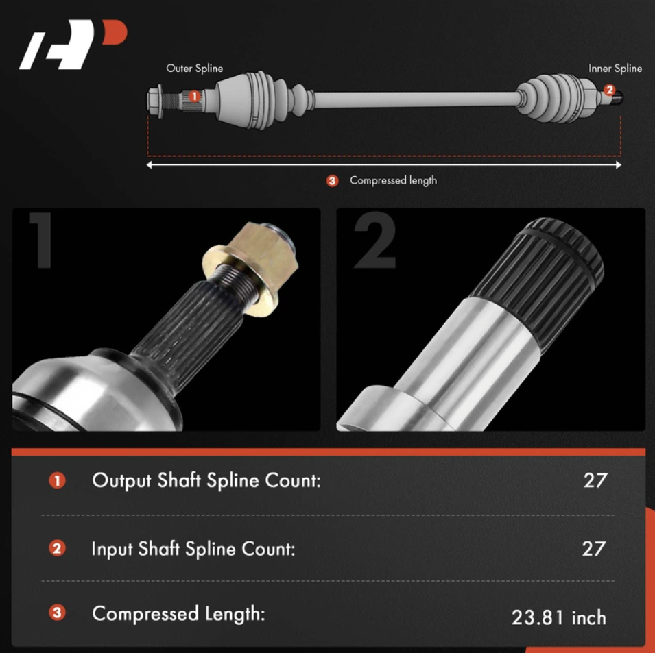 KJ 2.4 2.5 2.8 ÖN SOL AKS