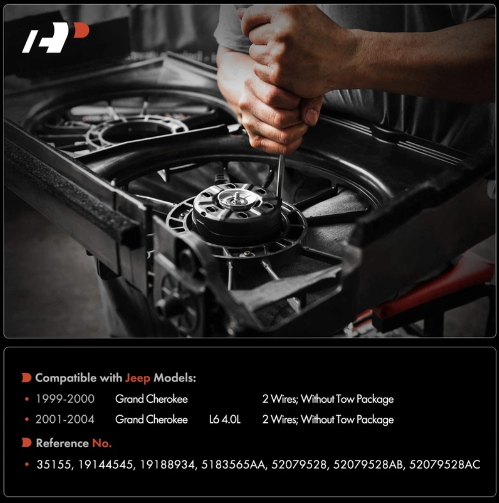 WJ 99-00 ELEKTRİKLİ FAN MOTORU