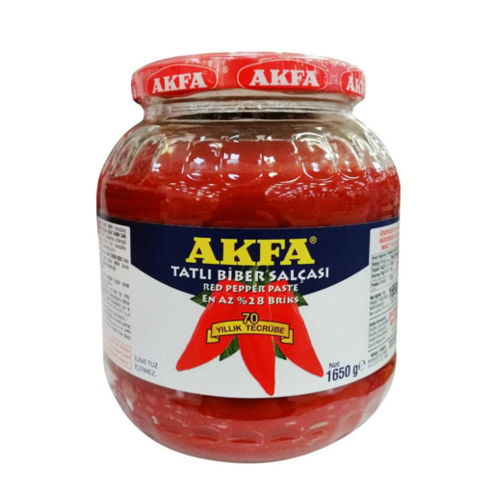 AKFA BİBER SALÇA 1650G EV TİPİ NORMAL