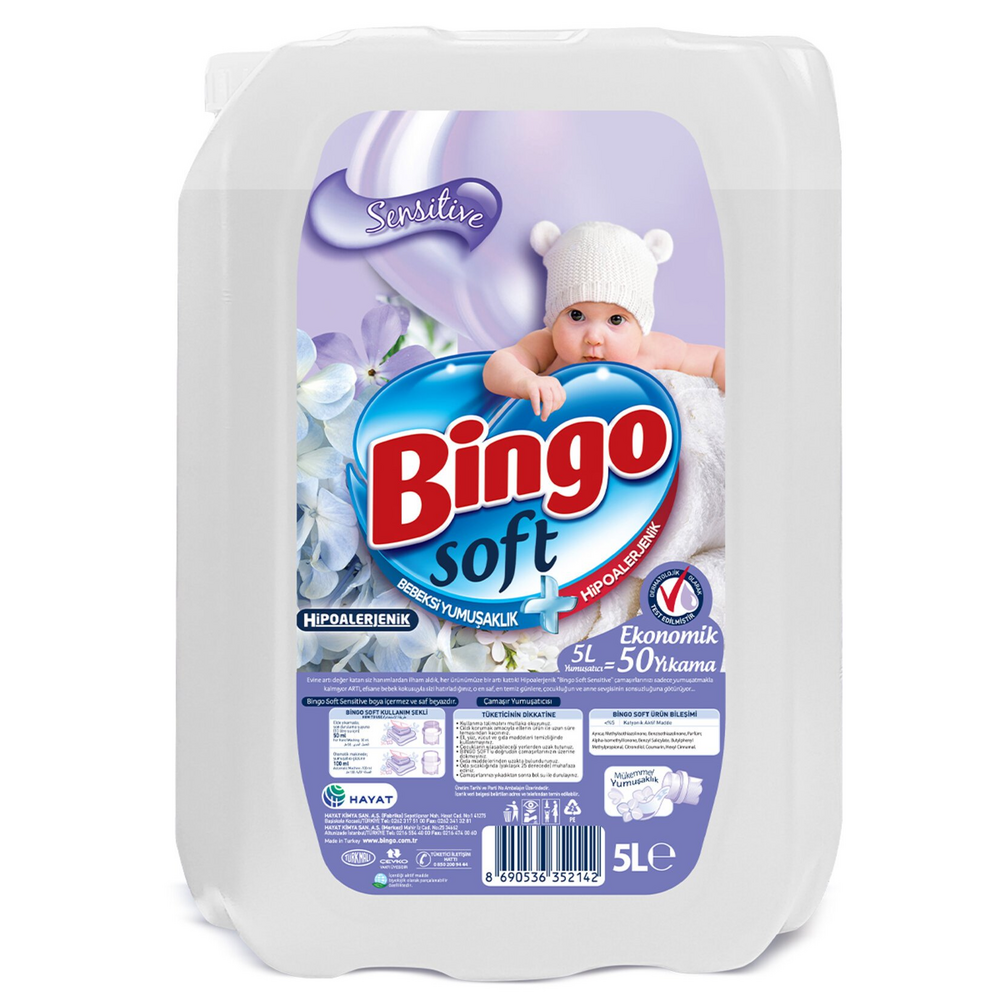 Bingo Soft Yumuşatıcı Sensitive 5 L