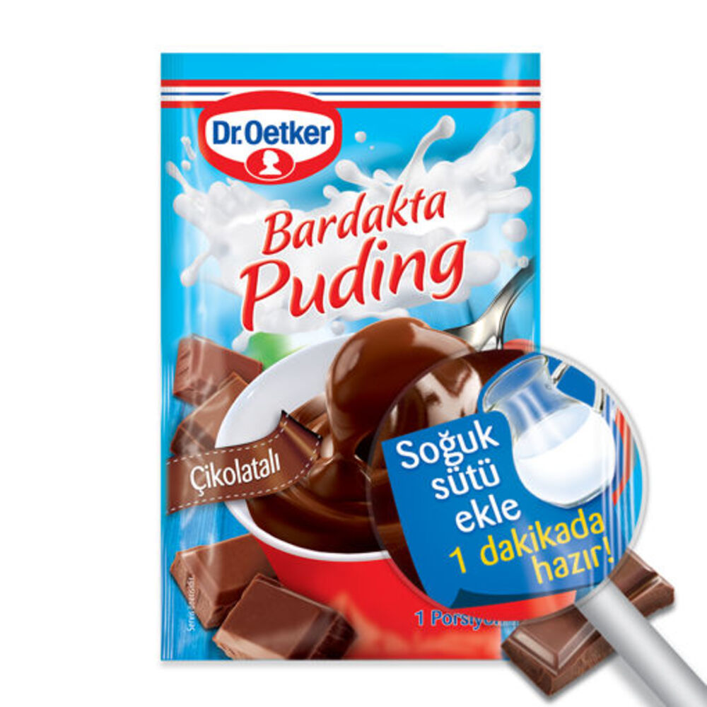 Dr.Oetker Çikolatalı Bardak Puding 35 G