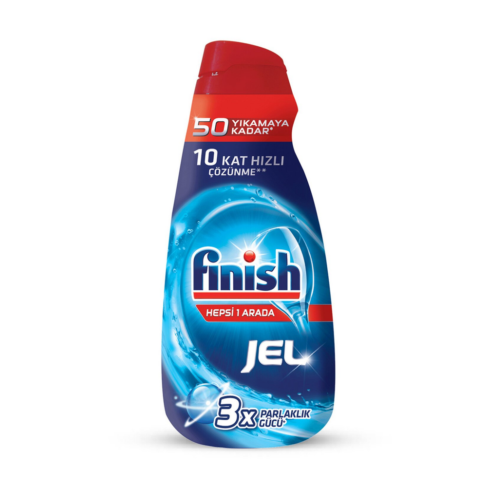 Finish Hepsi Bir Arada Bulaşık Makinesi Konsantre Jel Deterjan 50 Yıkama 1000 Ml 