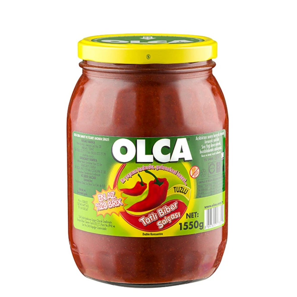 Olca Biber Salçası Tatlı 1550 G