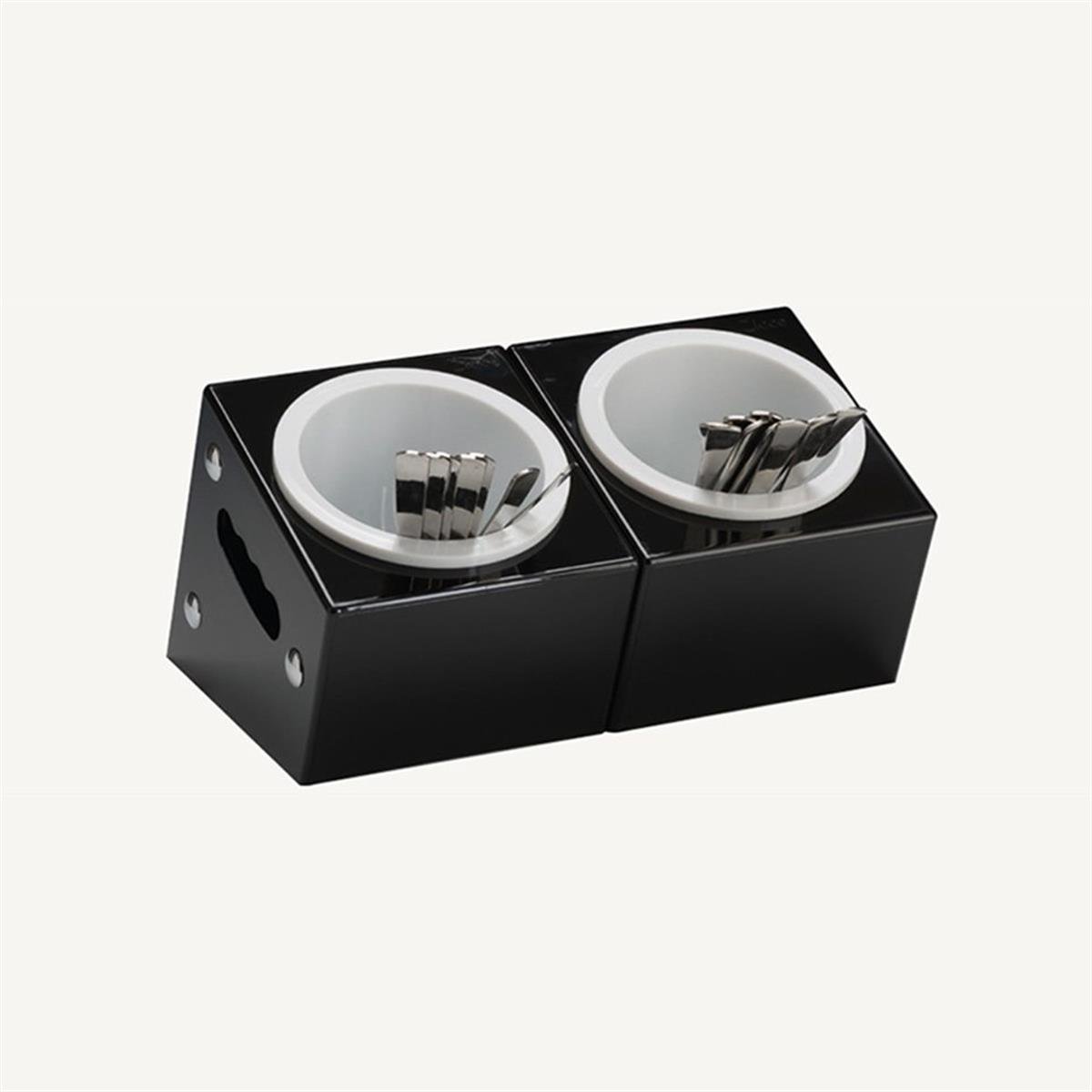 Zicco 2 Gözlü Polikarbonat Çatal Kaşık StandıPolycarbonatZicco2 Gözlü Polikarbonat Çatal Kaşık Standı