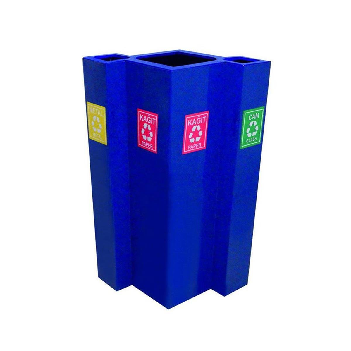 Arı Metal | 3'lü Boyalı Geri Dönüşüm KovasıGeri DönüşümArı Metal3'lü Boyalı Geri Dönüşüm Kovası