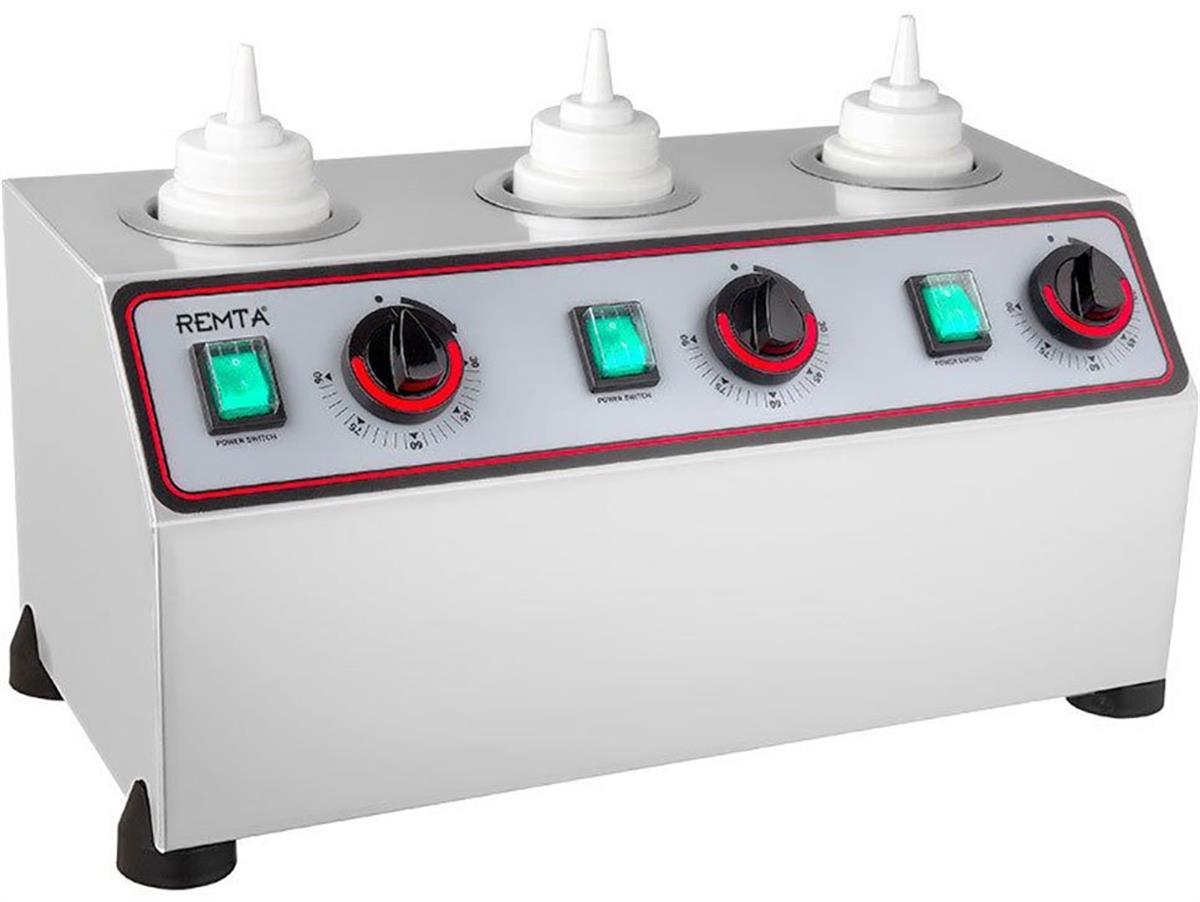 Remta | 3'lü Isıtıcılı Sosluk SC4Çay Kazanları ve Kahve MakinalarıRemta3'lü Isıtıcılı Sosluk SC4