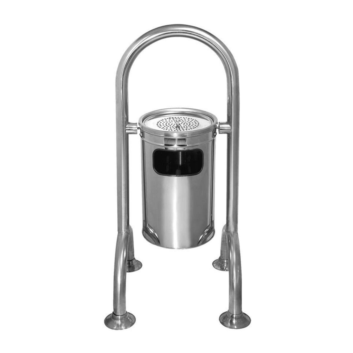 Toros Metal 4 Ayaklı Paslanmaz Çöp Kovası 304 KaliteBahçe Çöp KovalarıToros Metal4 Ayaklı Paslanmaz Çöp Kovası