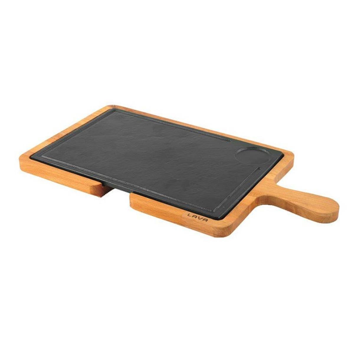 Lava Ahşap Saplı Servis Tahtası, Hot Plate Döküm Demir Plakalı 22x33 cmKayın AğacıLavaAhşap Saplı Servis Tahtası, Hot Plate Döküm Demir Plakalı