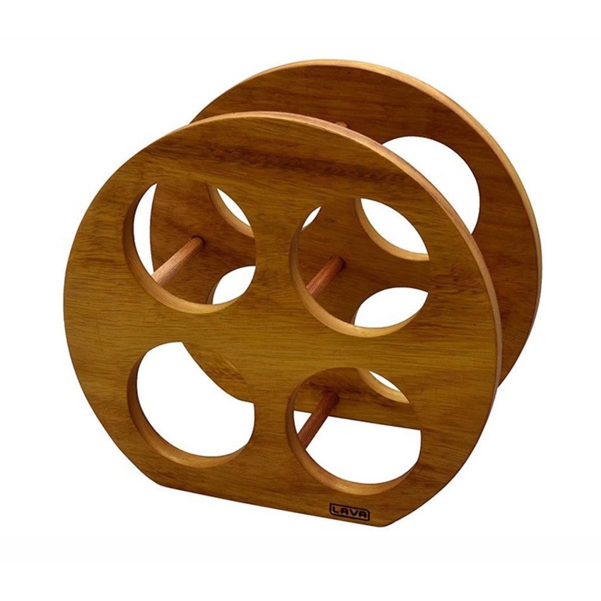Lava Ahşap Şaraplık, İroko Ağacı 30x32 cmŞişe - Şarap Stantları ve ShakerlarLavaAhşap Şaraplık
