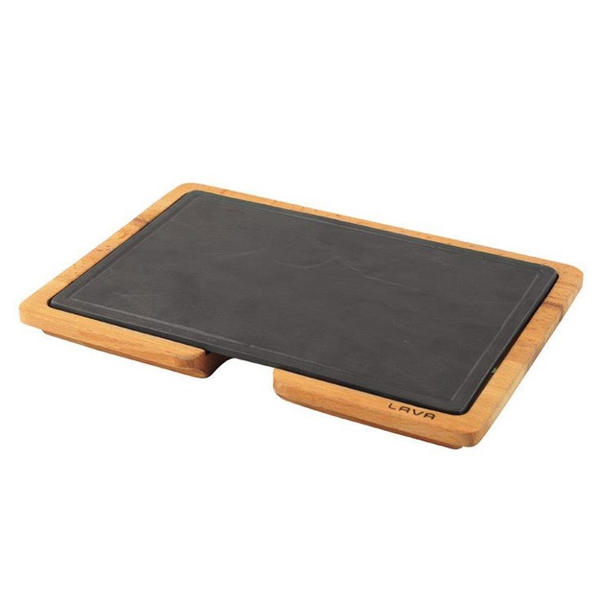 Lava Ahşap Servis Tahtası, Hot Plate Döküm Demir Plakalı 20x30 cmKayın AğacıLavaAhşap Servis Tahtası, Hot Plate Döküm Demir Plakalı