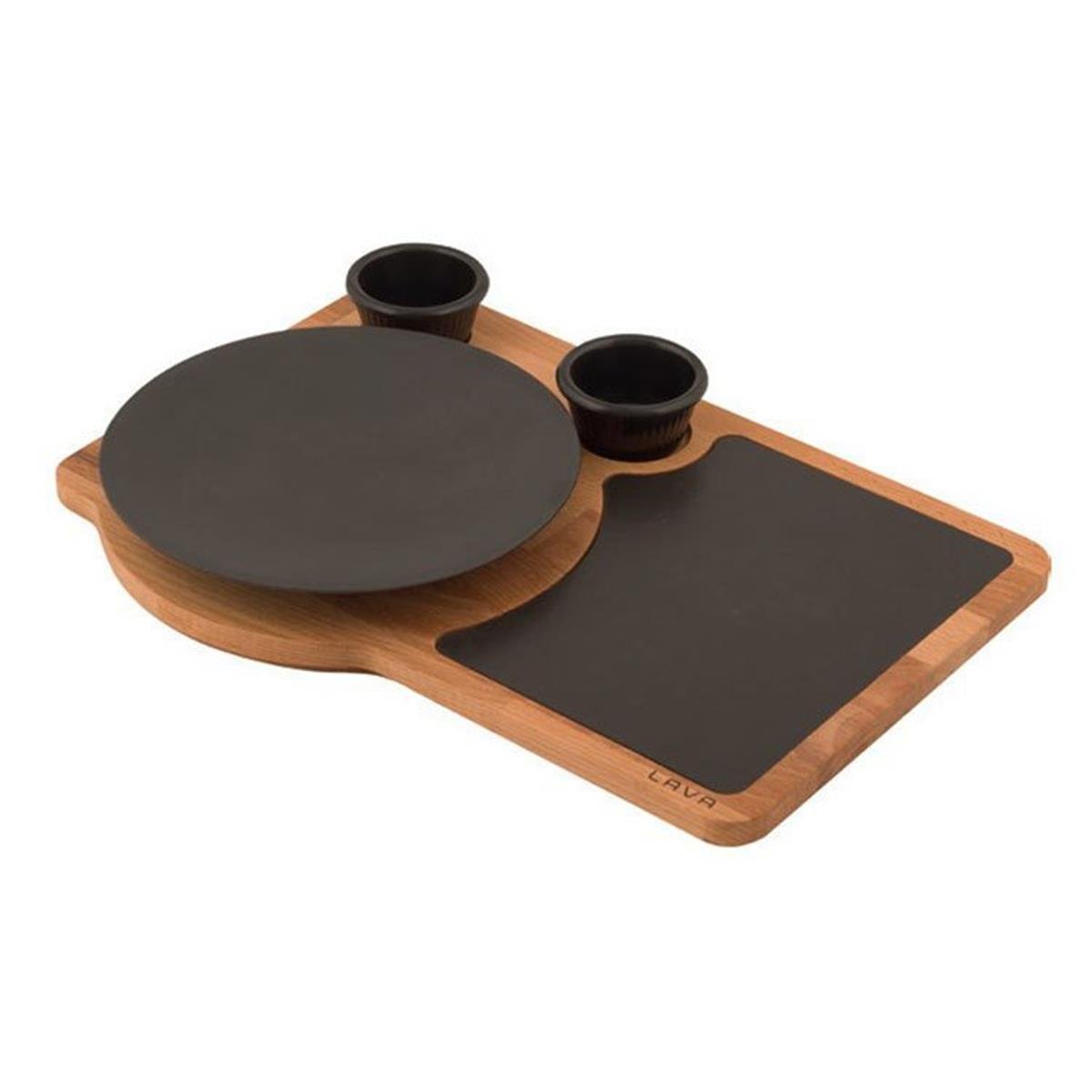 Lava Ahşap ve Porselen Servis Plakalı Yuvarlak Kulplu Tava 21 cmKayın AğacıLavaAhşap ve Porselen Servis Plakalı Yuvarlak Kulplu Tava