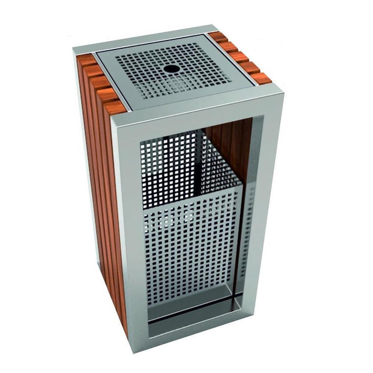 Arı Metal | Ahşap Dekorlu Çöp Kovaları | Bahçe Çöp KovasıBahçe Çöp KovalarıArı MetalBahçe Çöp Kovası