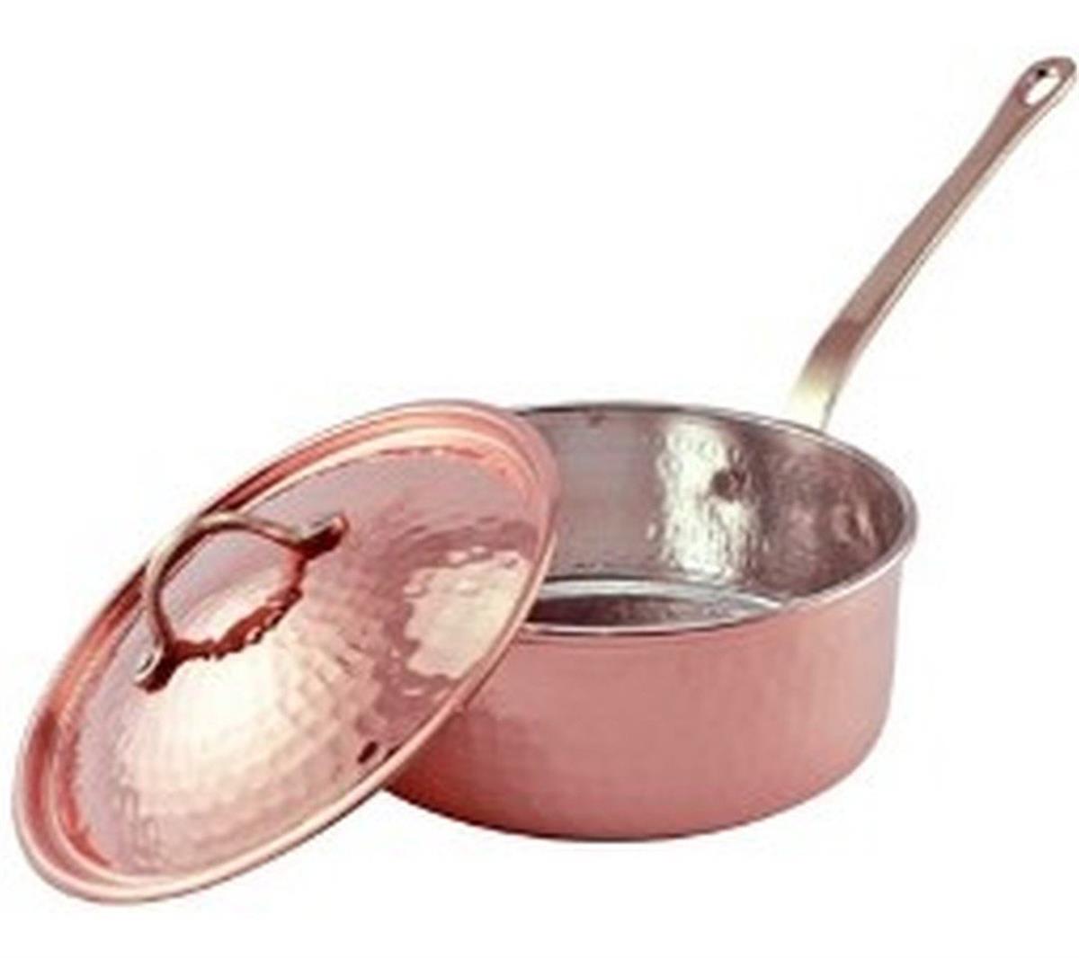 Zino Copper - Bakır |  Bakır Derin Tencere Tek Kulp 2000 ccBakır ÜrünlerZino Copper - BakırBakır Derin Tencere Tek Kulp 2000 cc