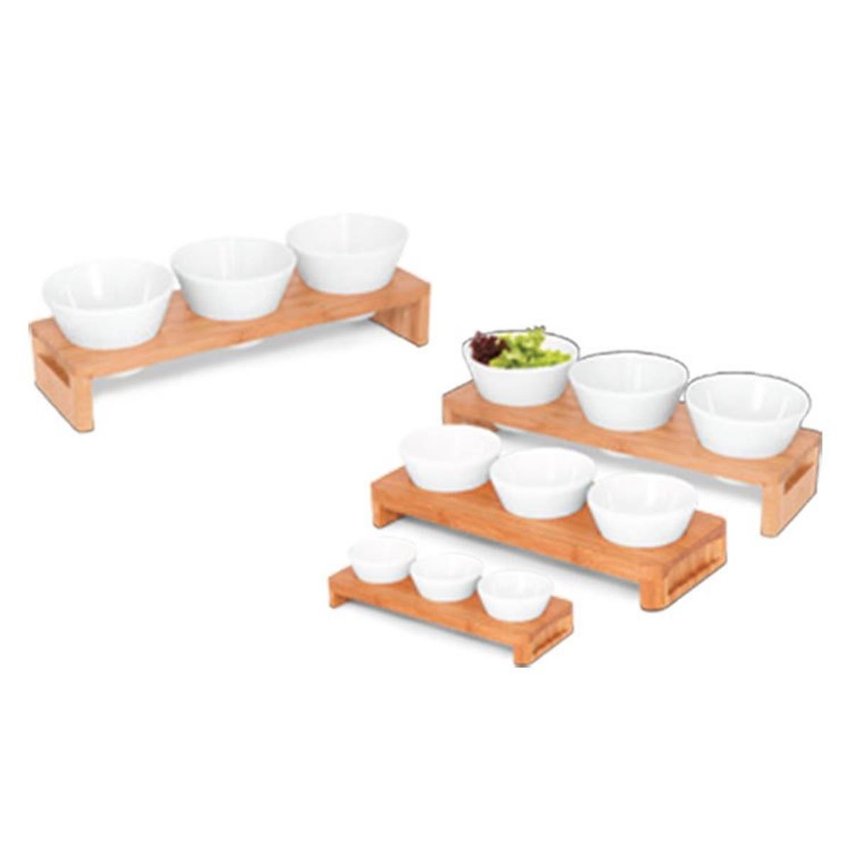 Kapp Bambu/Melamin Sunum SetiAhşap Görünümlü SunumlarKappBambu/Melamin Sunum Seti