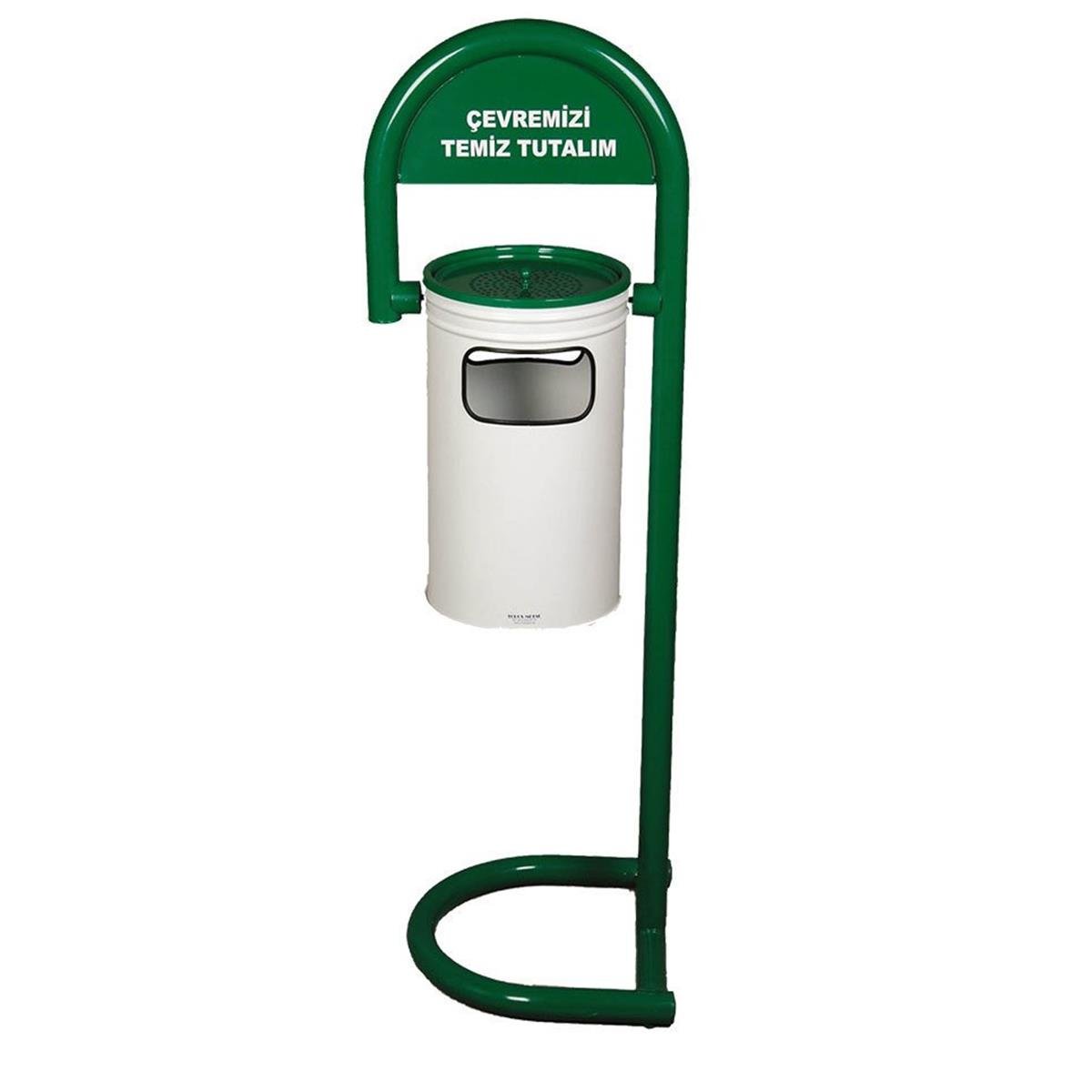Toros Metal Baston Tipi Seyyar Bahçe Çöp KovasıBahçe Çöp KovalarıToros MetalBaston Tipi Seyyar Bahçe Çöp Kovası