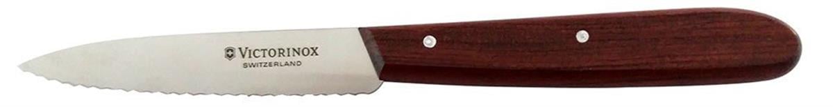 Victorinox | Bubinga Saplı Sivri Testere Ağızlı Soyma Bıçağı 8 cmVictorinoxVictorinoxBubinga Saplı Sivri Testere Ağızlı Soyma Bıçağı 8 cm