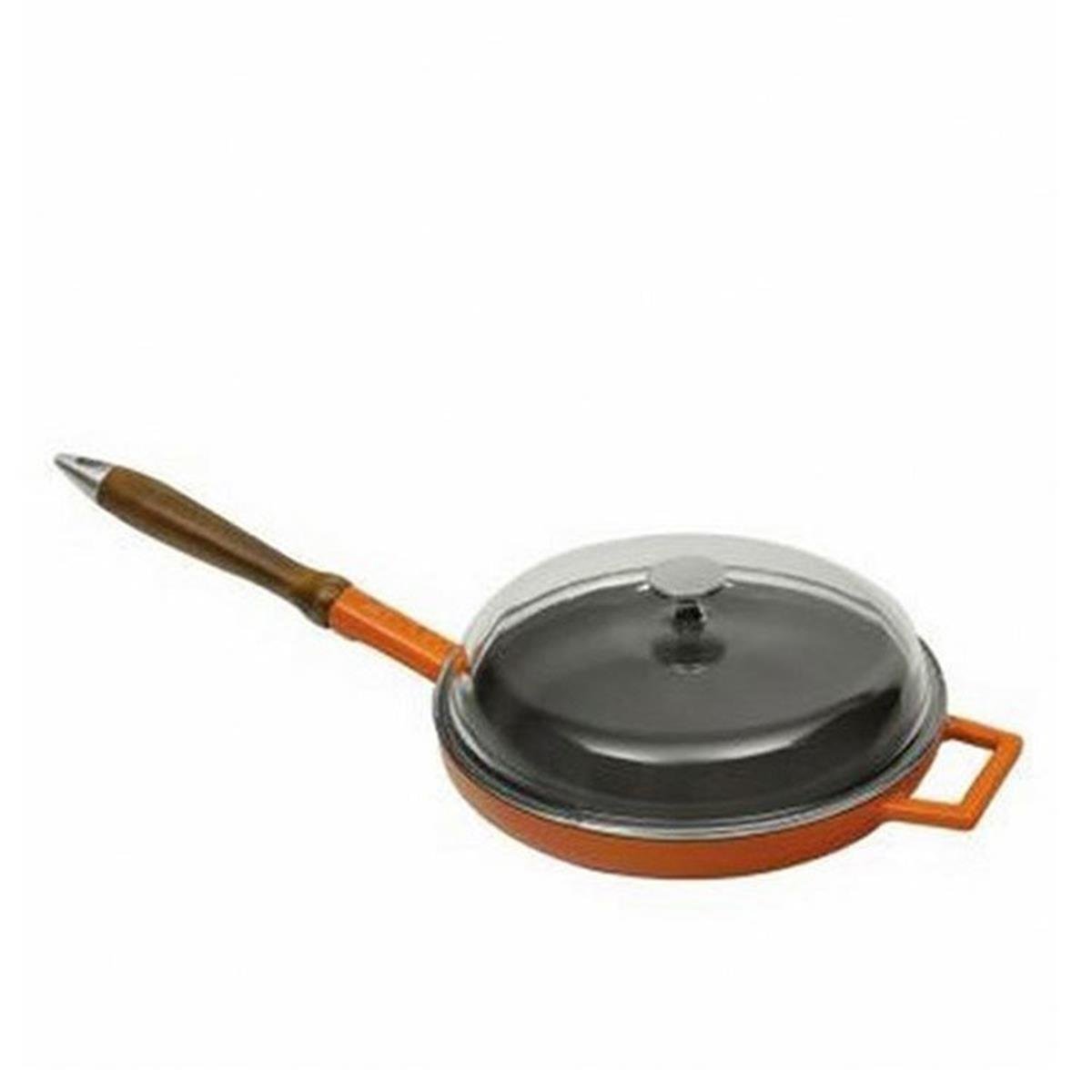 Lava Cam Kapaklı Döküm Demir Kızartma Tavası 28 cmKızartma TavalarıLavaCam Kapaklı Döküm Demir Kızartma Tavası