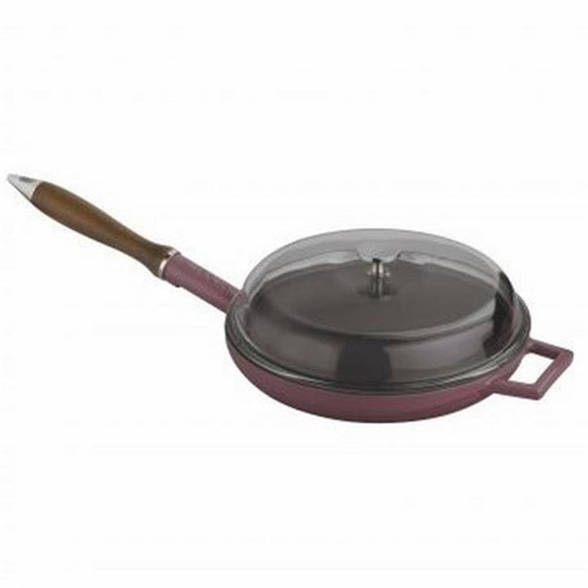 Lava Cam Kapaklı Döküm Demir Kızartma Tavası 24 cmKızartma TavalarıLavaCam Kapaklı Döküm Demir Kızartma Tavası