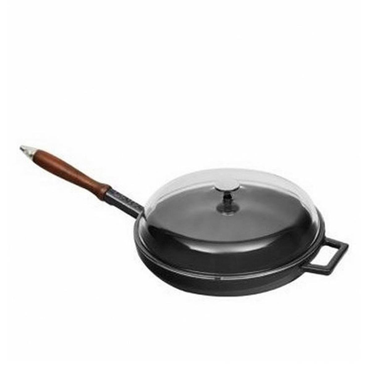 Lava Cam Kapaklı Döküm Demir Kızartma Tavası 28 cmKızartma TavalarıLavaCam Kapaklı Döküm Demir Kızartma Tavası