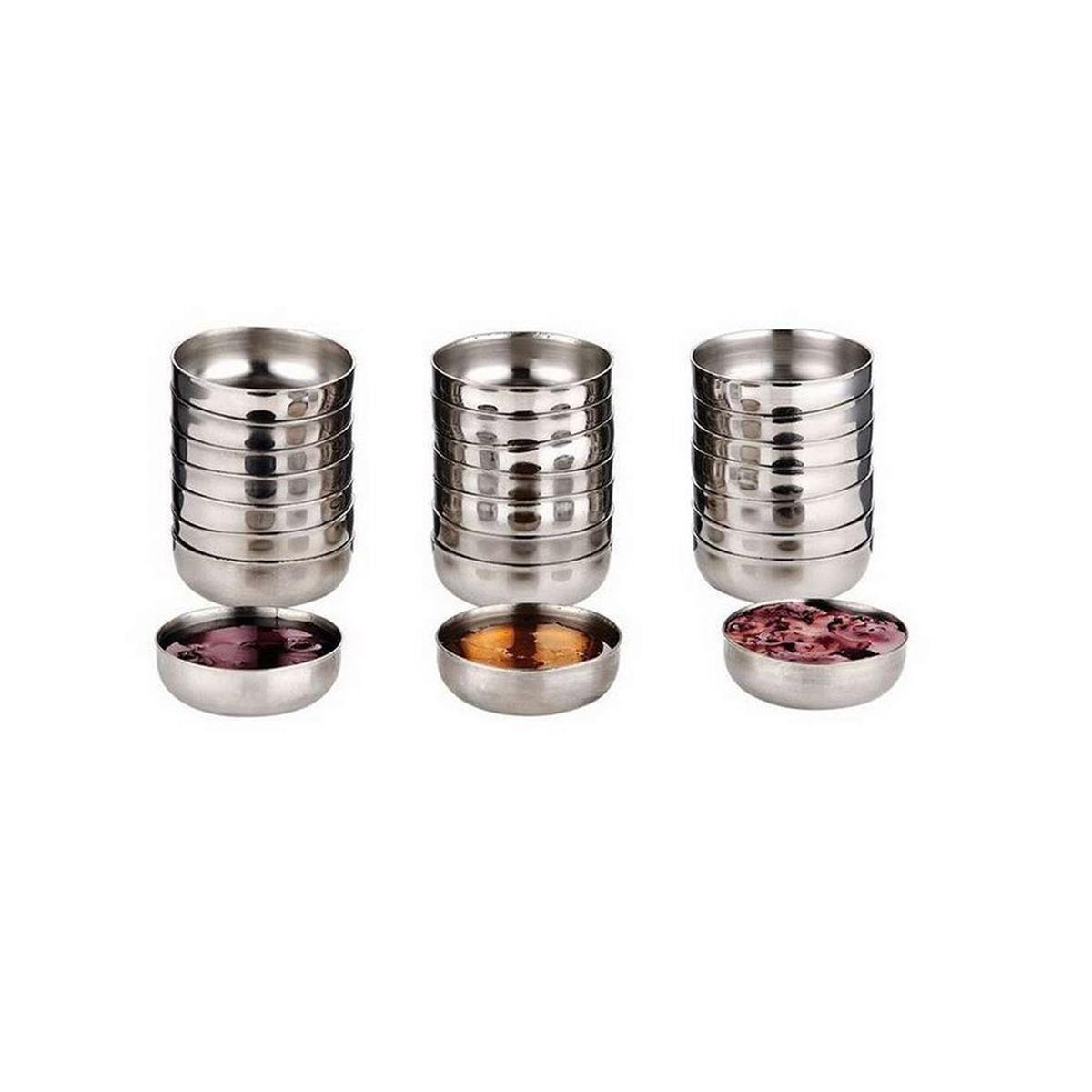 Biradlı Çelik Reçellik 6 cmSosluk Reçellik Baharatlık Tereyağ ve StandlarıBiradlıÇelik Reçellik