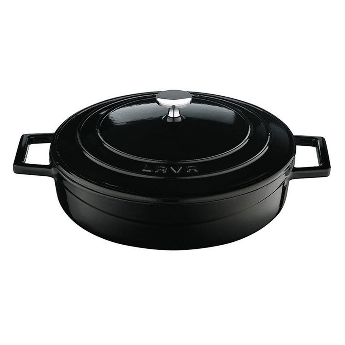 Lava Folk Çok Amaçlı Döküm Demir Sığ Tencere 28 cmDöküm TencerelerLavaÇok Amaçlı Döküm Demir Sığ Tencere