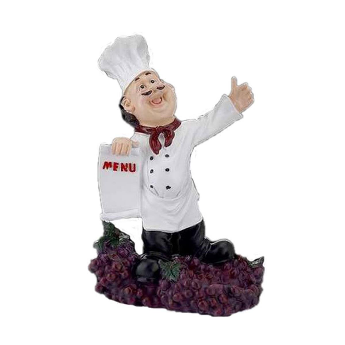 Biradlı Dekoratif Aşçı Figürü3 Boyutlu Manken ve MenülerBiradlıDekoratif Aşçı Figürü