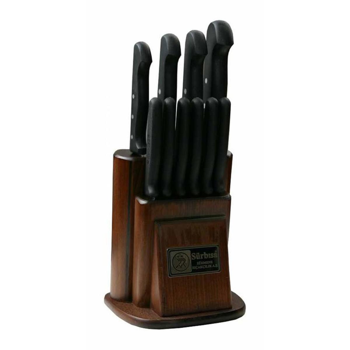 Sürbisa Eskitme Ahşaplı Mutfak Bıçak SetiSürbisaSürbisaEskitme Ahşaplı Mutfak Bıçak Seti