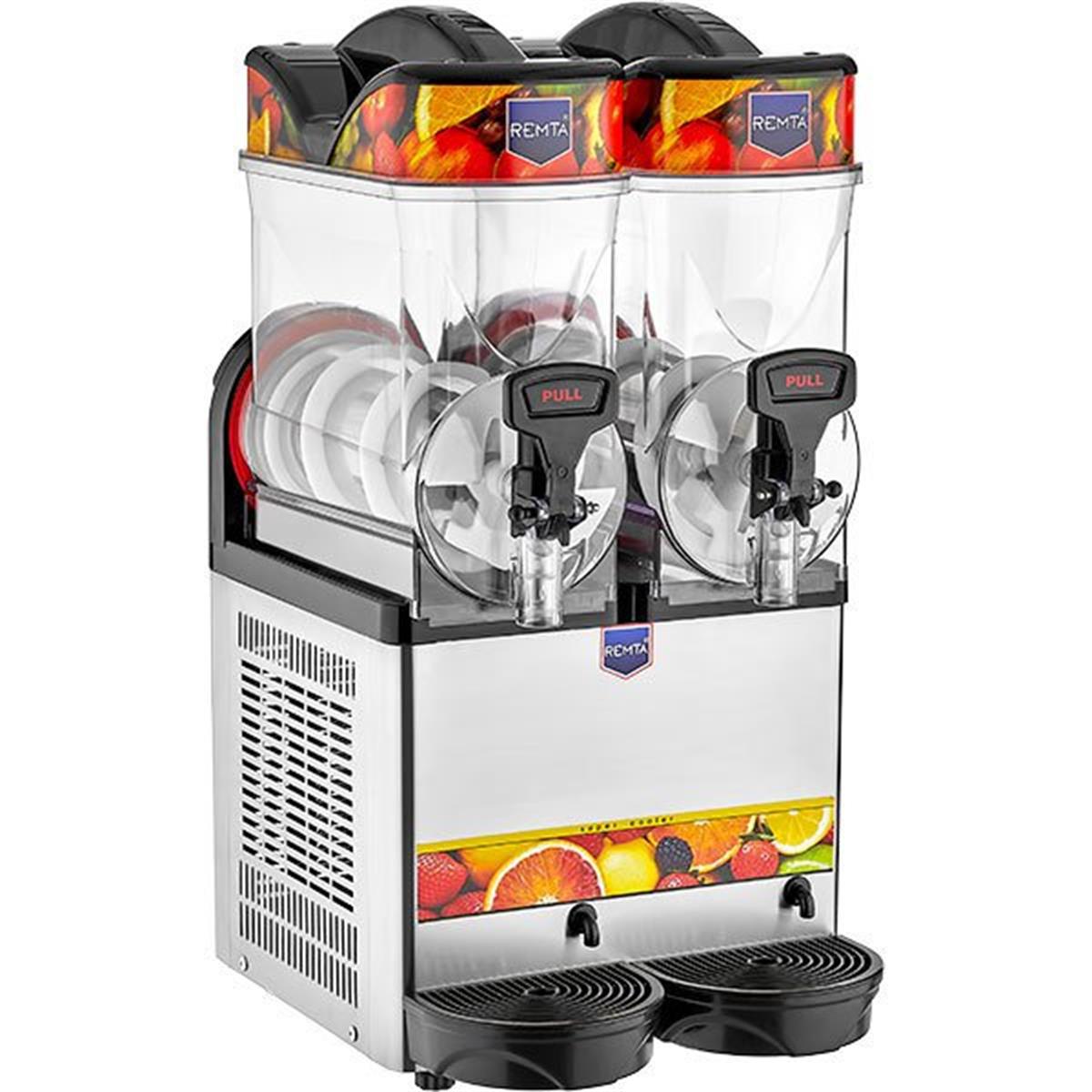 Remta | İkili Slush (Buzlaş) Makinesi 10+10 lt ST26DispenserlerRemtaİkili Slush (Buzlaş) Makinesi 10+10 lt ST26