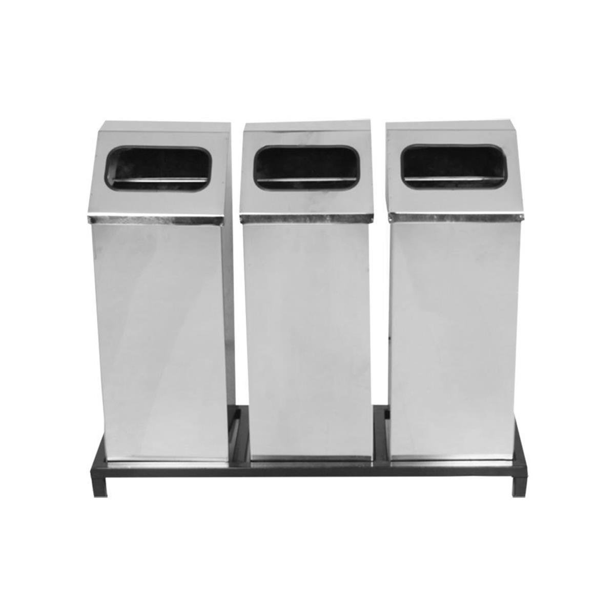 Toros Metal Kare Atık Kutusu Paslanmaz Bazalı 430 KaliteGeri DönüşümToros MetalKare Atık Kutusu Paslanmaz Bazalı