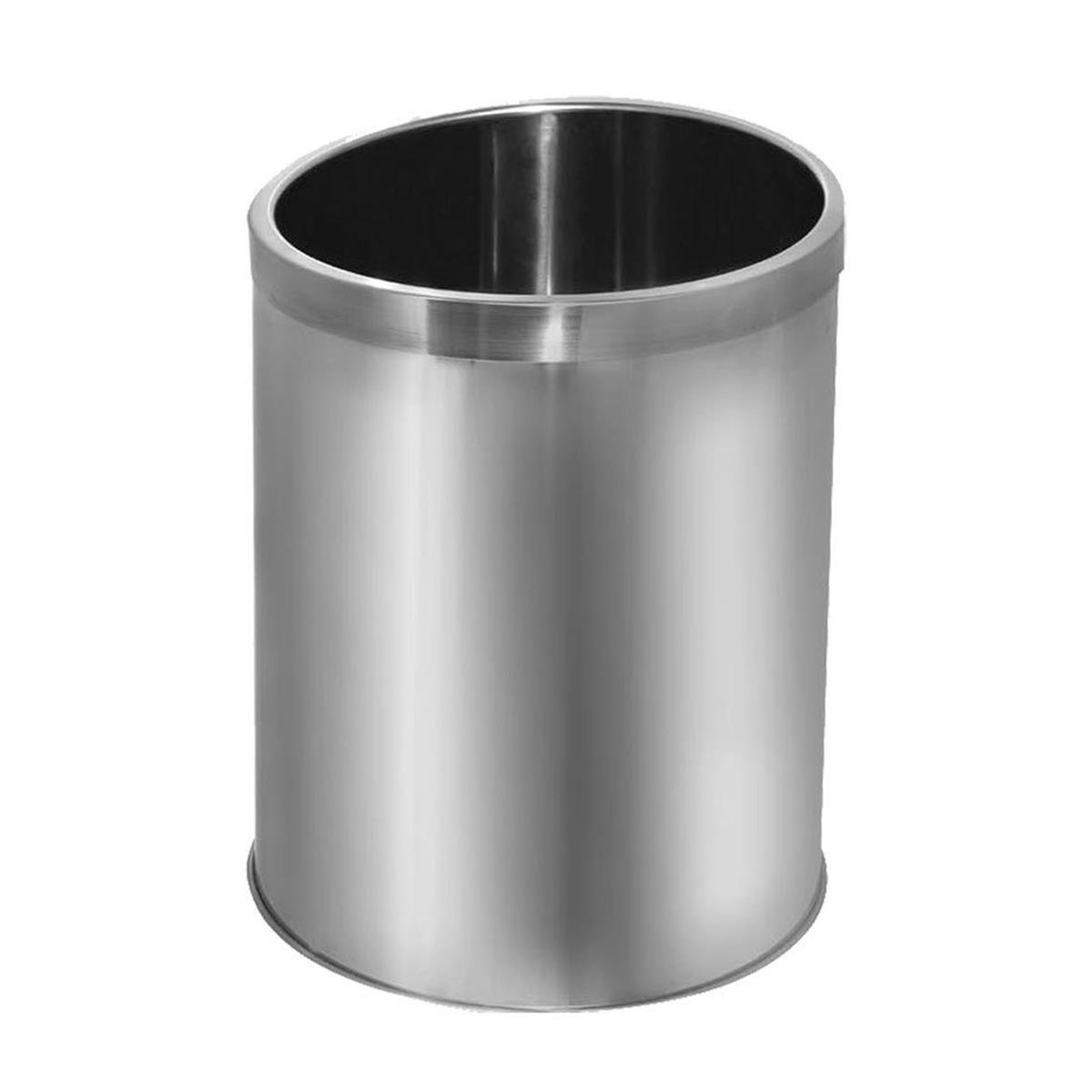 Toros Metal Kolon Çöp Kovası 14 lt Çemberli 430 KaliteÇöp KovalarıToros MetalKolon Çöp Kovası