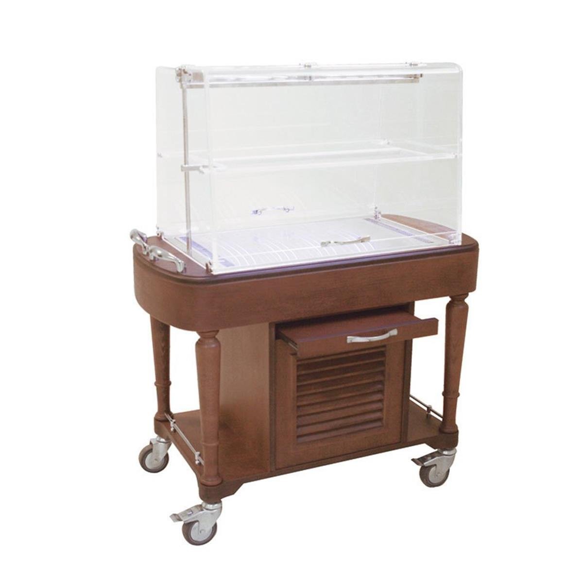 Ormel Motor Soğutmalı Pasta Servis ArabasıServis ArabalarıOrmelMotor Soğutmalı Pasta Servis Arabası