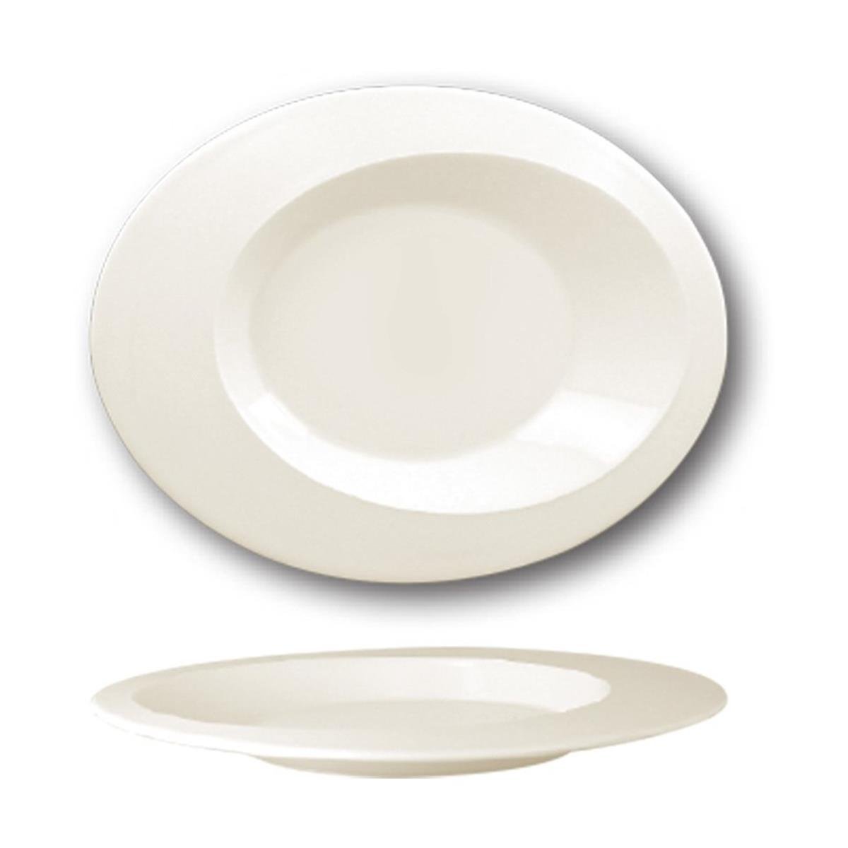 Paşabahçe | Giro | Porselen Oval Çukur TabakGiroPaşabahçe PorselenPorselen Oval Çukur Tabak