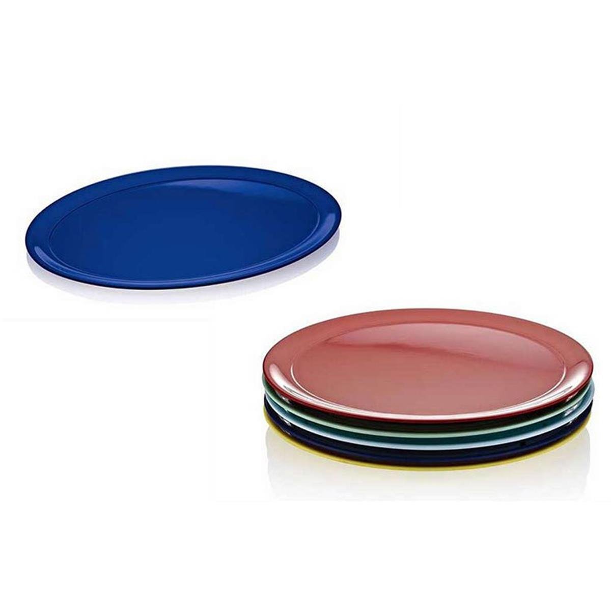 Biradlı Renkli Melamin Oval Teşhir Tepsi 55x42 cmMelaminBiradlıRenkli Melamin Oval Teşhir Tepsi