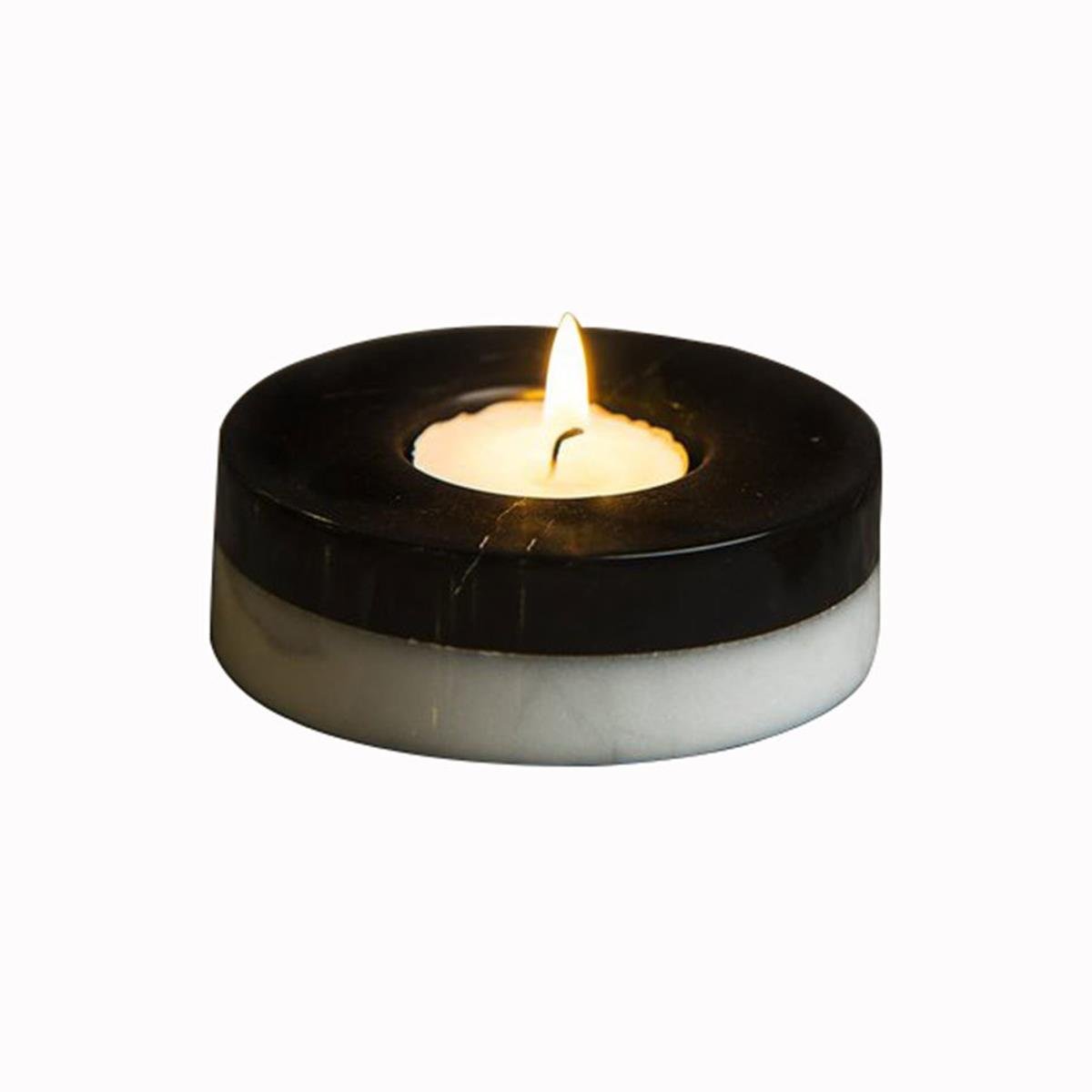 Mat |  Zebrino  Mermer Serisi | Silindir Mumluk - Küçük BoyMermerMat For HomeSilindir Mumluk - Küçük Boy