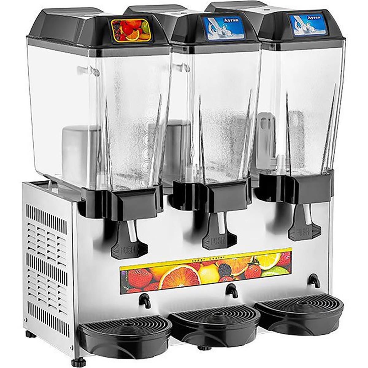 Remta | Üçlü Şerbet+Ayran+Ayran Soğutucu 20+20+20 Litre ST19DispenserlerRemtaÜçlü Şerbet+Ayran+Ayran Soğutucu 20+20+20 Litre ST19