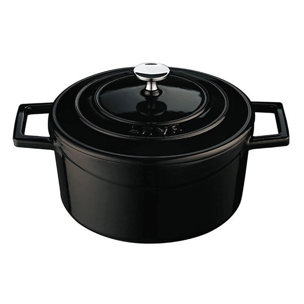 Lava - Folk Yuvarlak Döküm Demir Tencere 20 cmDöküm TencerelerLavaYuvarlak Döküm Demir Tencere