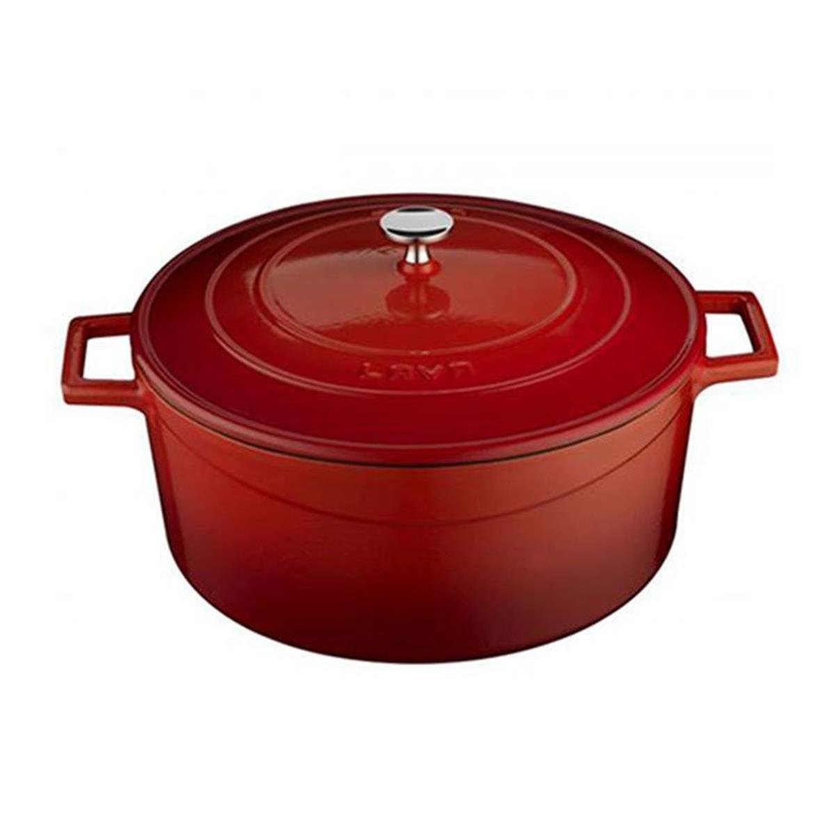 Lava - Folk Yuvarlak Döküm Demir Tencere Çap (Ø) 22 cmDöküm TencerelerLavaYuvarlak Döküm Demir Tencere