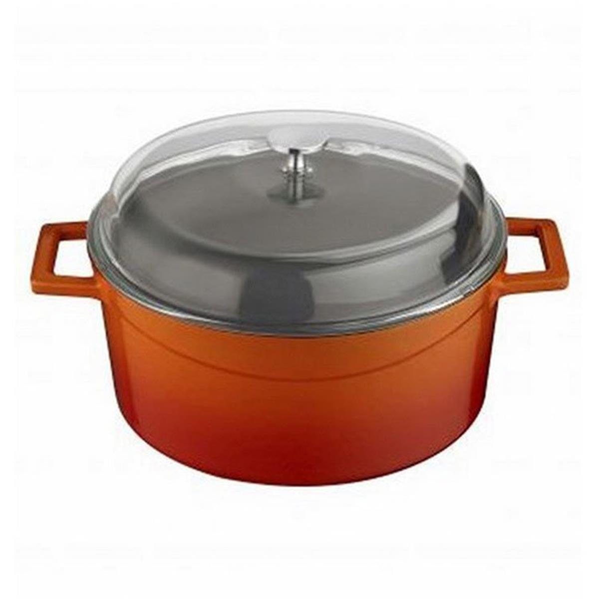 Lava Glaze Yuvarlak Döküm Demir Tencere 28 cmDöküm TencerelerLavaYuvarlak Döküm Demir Tencere