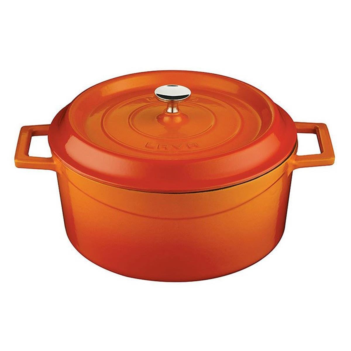 Lava Trendy Yuvarlak Döküm Demir Tencere 24 cmDöküm TencerelerLavaYuvarlak Döküm Demir Tencere