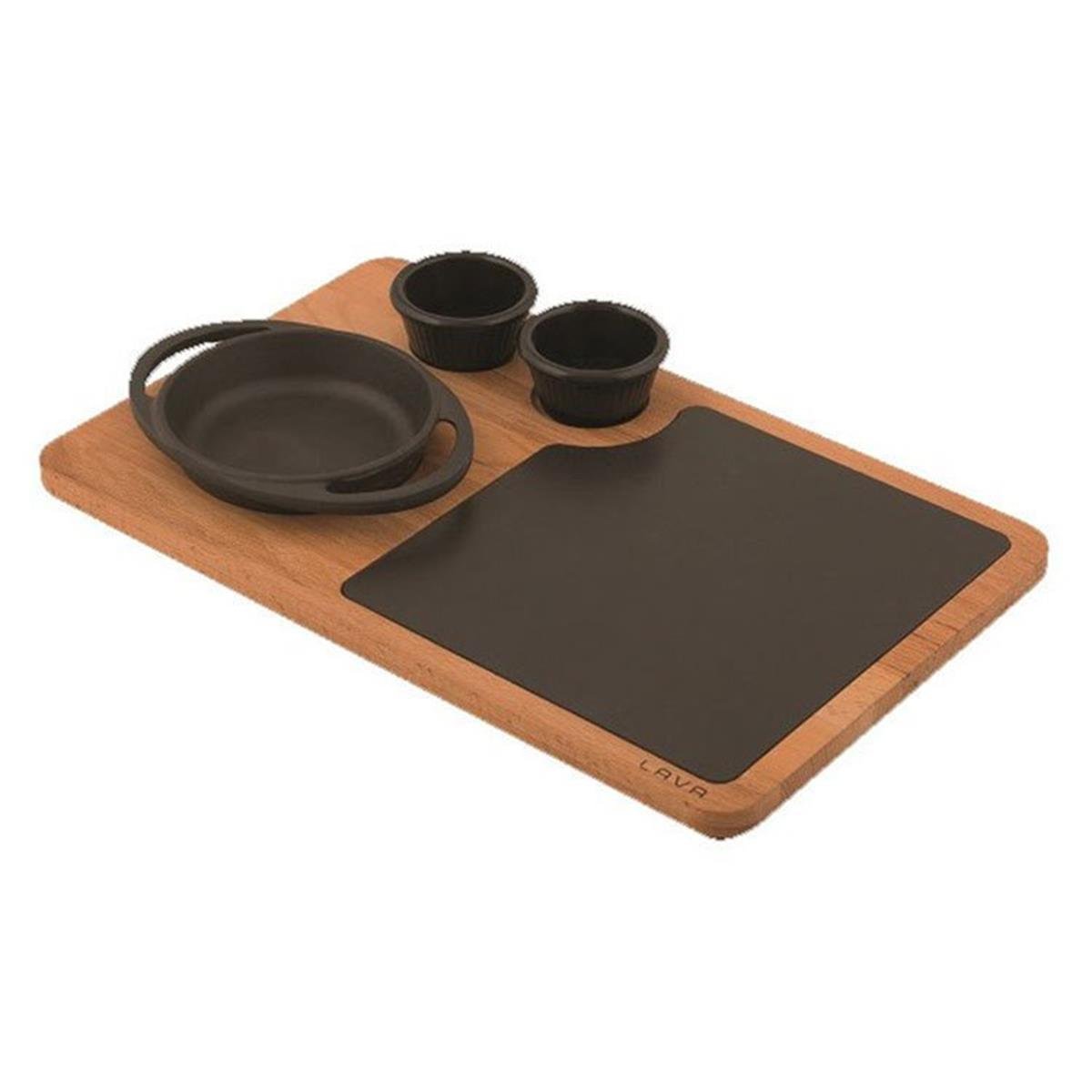 Lava Yuvarlak Kulplu Tava Ahşap ve Porselen Servis Plakası 12 cmKayın AğacıLavaYuvarlak Kulplu Tava Ahşap ve Porselen Servis Plakası