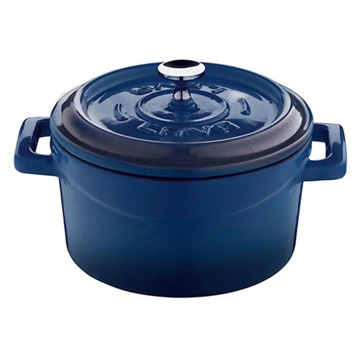 Lava - Trendy Yuvarlak Mini Döküm Demir Tencere 10 cmDöküm TencerelerLavaYuvarlak Mini Döküm Demir Tencere