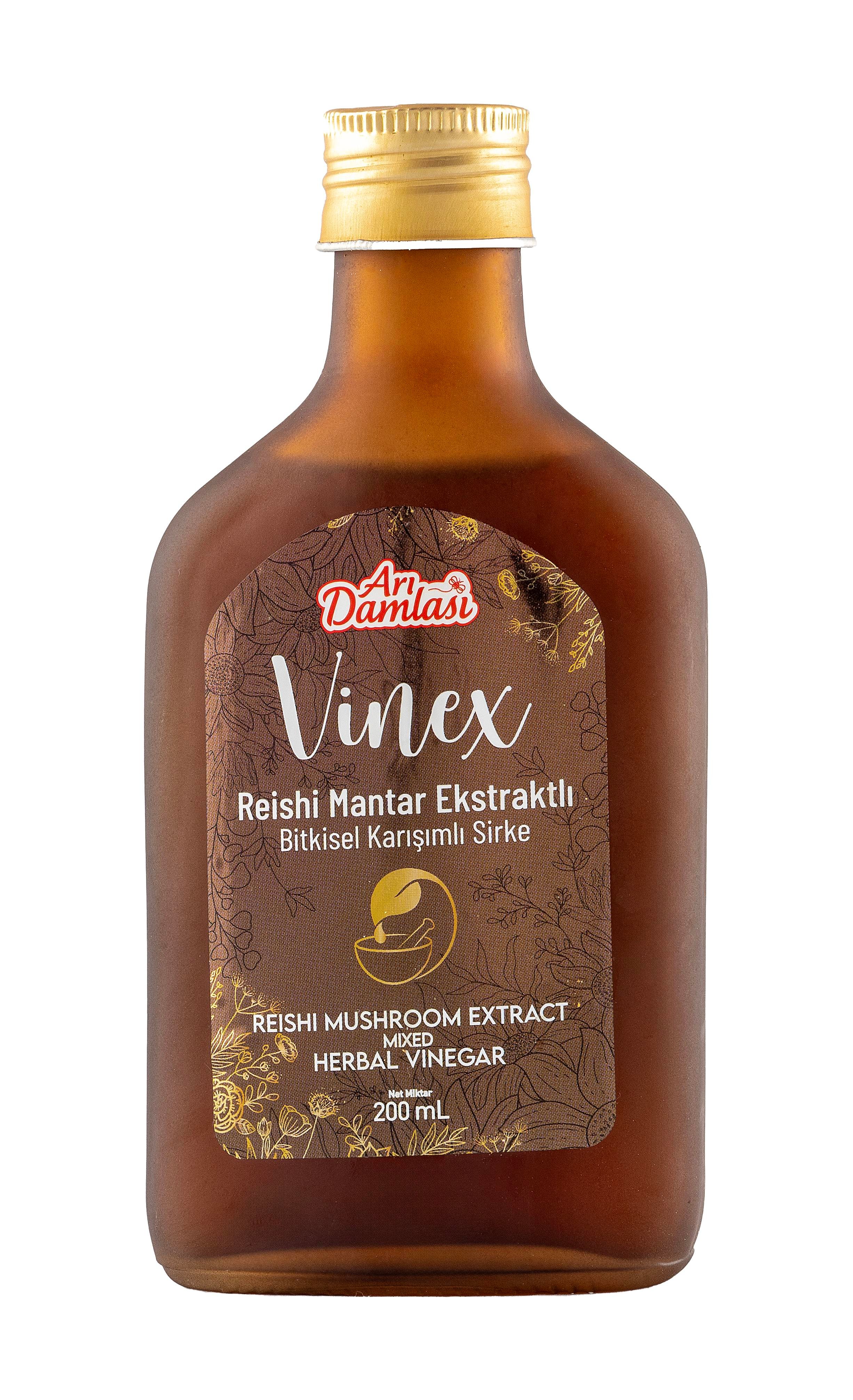 Reishi Mantar Ekstraktlı Bitkisel Karışımlı Sirke
